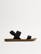 WOMENS HARLOW KENDRA SANDALS - BLACK