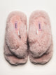 HARLOW WOMENS HARLOW CROSSOVER SLIPPER - CHERRY - Boathouse