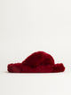 HARLOW WOMENS HARLOW CROSSOVER SLIPPER - RED - Boathouse
