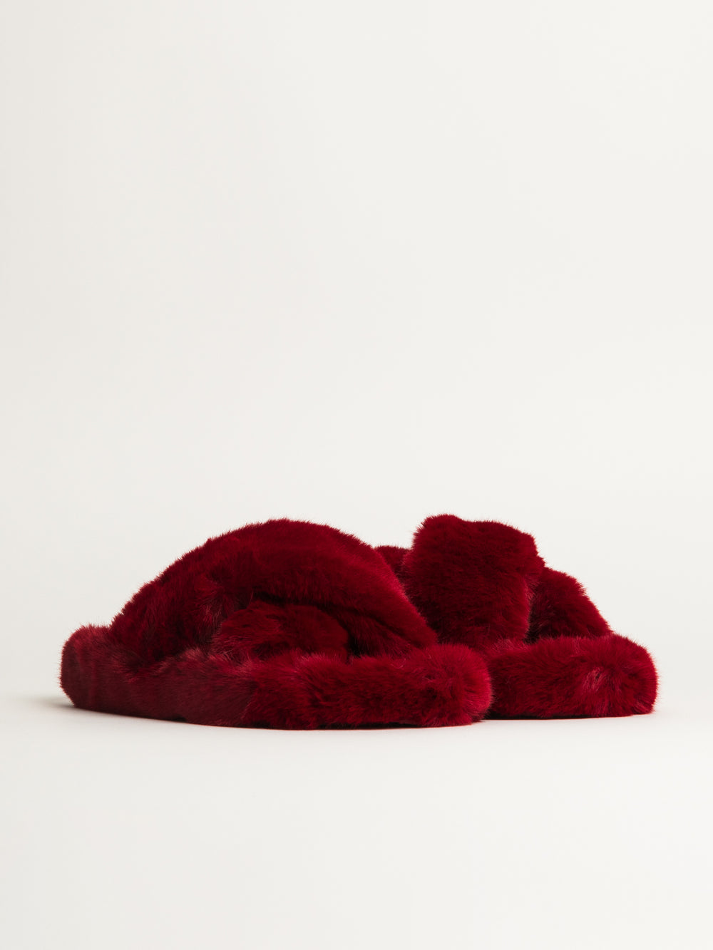 HARLOW PANTOUFLE CROSSOVER FEMME - ROUGE