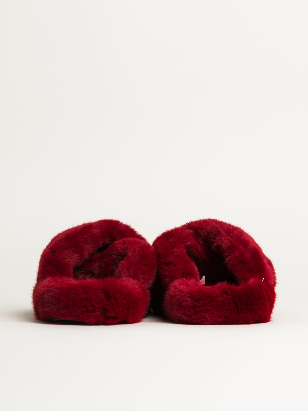 WOMENS HARLOW CROSSOVER SLIPPER - RED