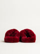 HARLOW WOMENS HARLOW CROSSOVER SLIPPER - RED - Boathouse