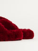 HARLOW WOMENS HARLOW CROSSOVER SLIPPER - RED - Boathouse
