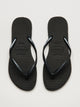 HAVAIANAS WOMENS HAVAIANAS SLIM BLACK SANDALS - Boathouse