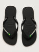 LOGO HAVAIANAS BRASIL FEMME - NOIR