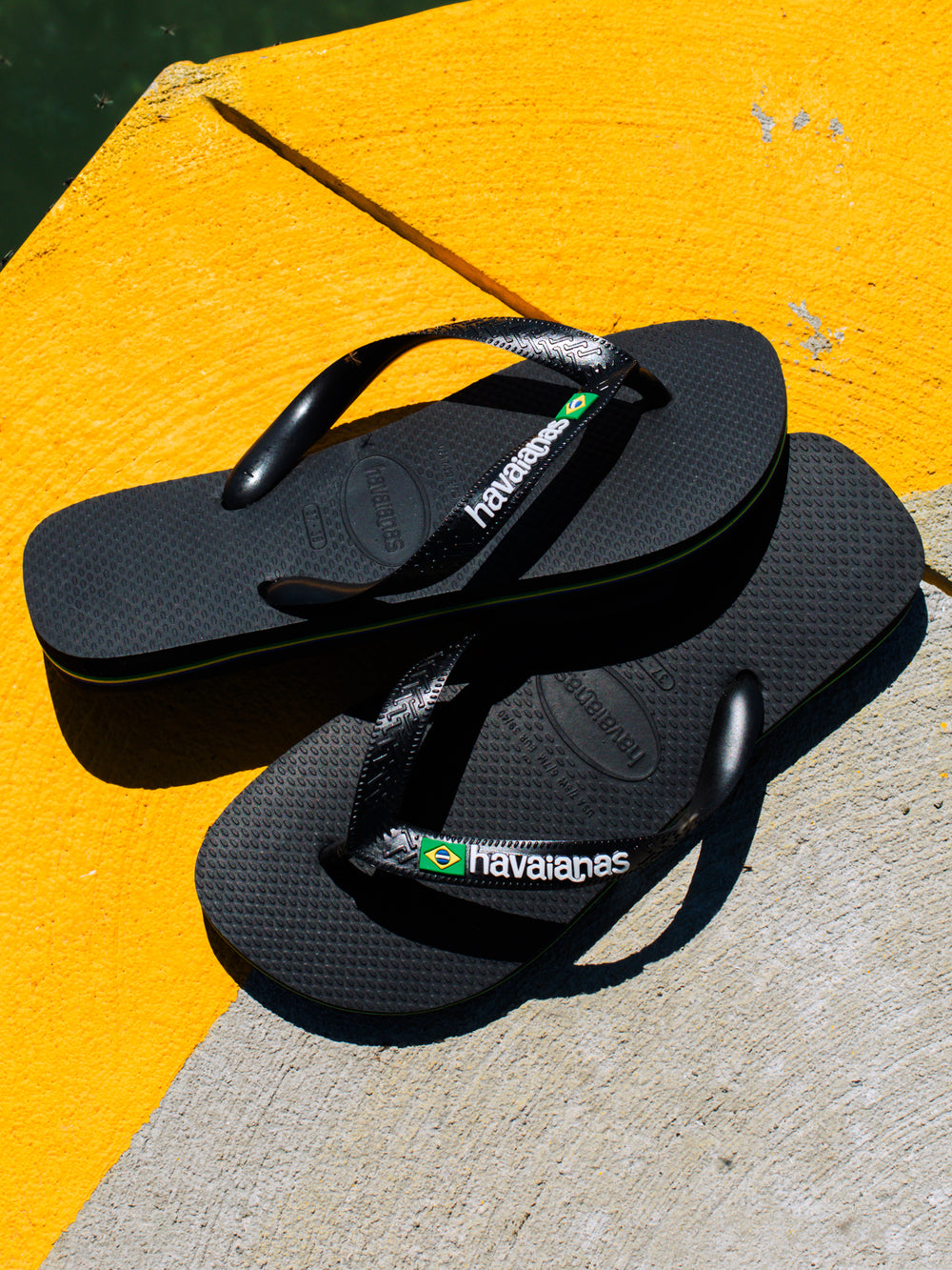 LOGO HAVAIANAS BRASIL FEMME - NOIR