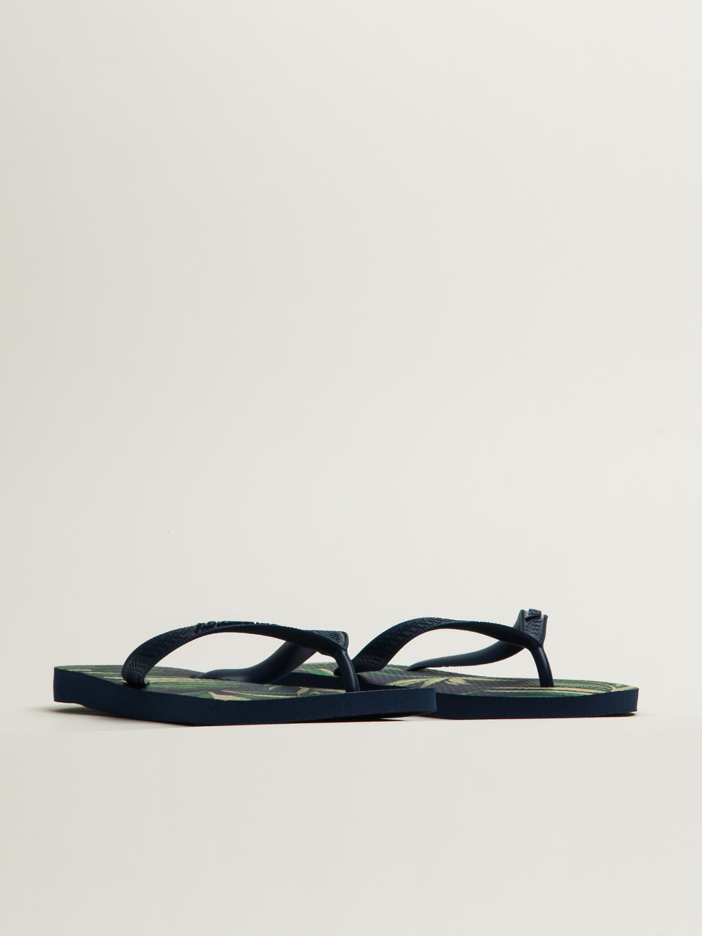 MENS HAVAIANAS TOP ALOHA SANDALS - NAVY