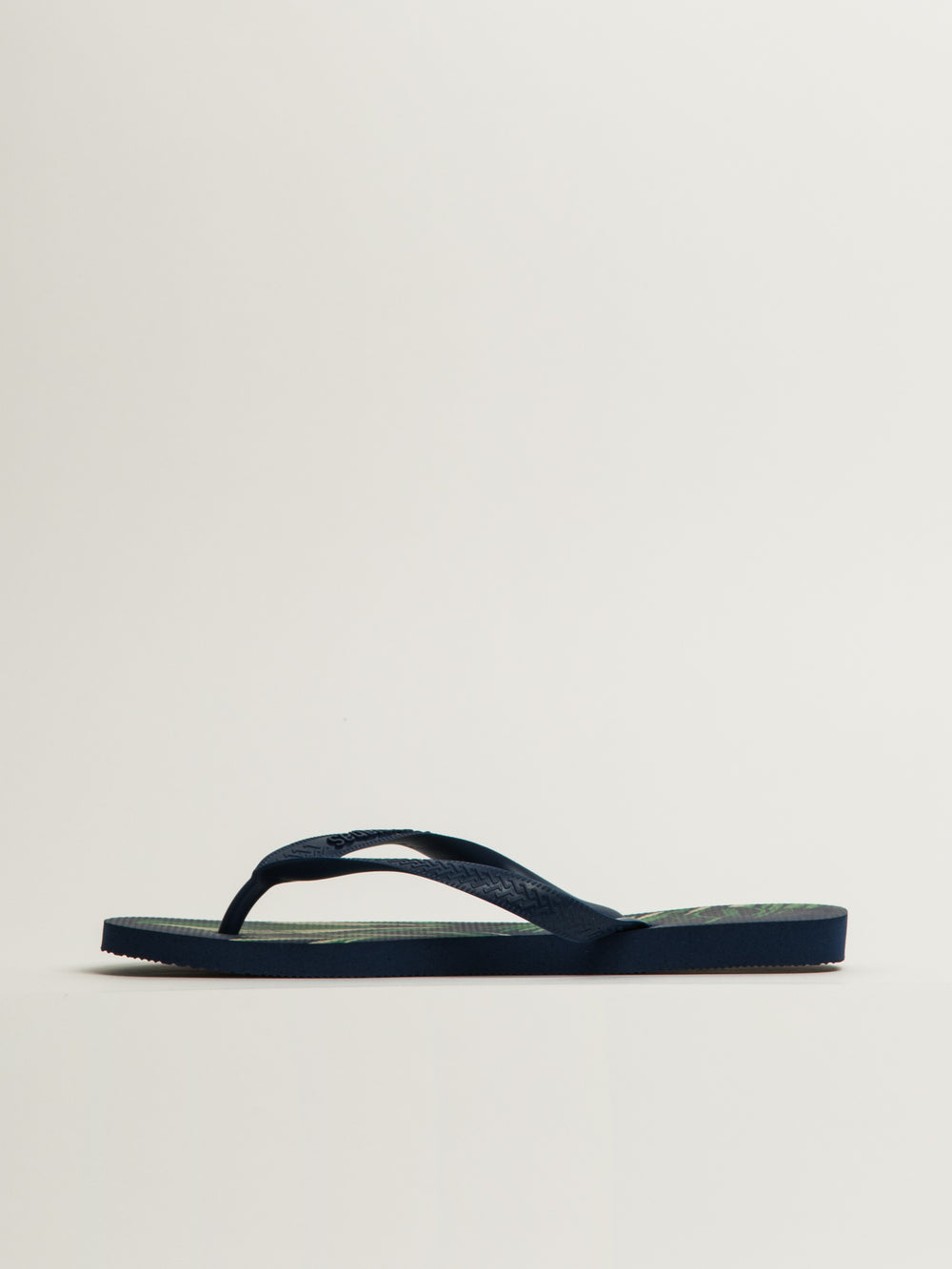 MENS HAVAIANAS TOP ALOHA SANDALS - NAVY