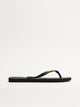 HAVAIANAS WOMENS HAVAIANAS SLIM LOGO METALLIC -BLACK - Boathouse