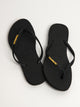 WOMENS HAVAIANAS SLIM LOGO METALLIC -BLACK