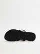 HAVAIANAS WOMENS HAVAIANAS SLIM LOGO METALLIC -BLACK - Boathouse