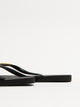 HAVAIANAS WOMENS HAVAIANAS SLIM LOGO METALLIC -BLACK - Boathouse