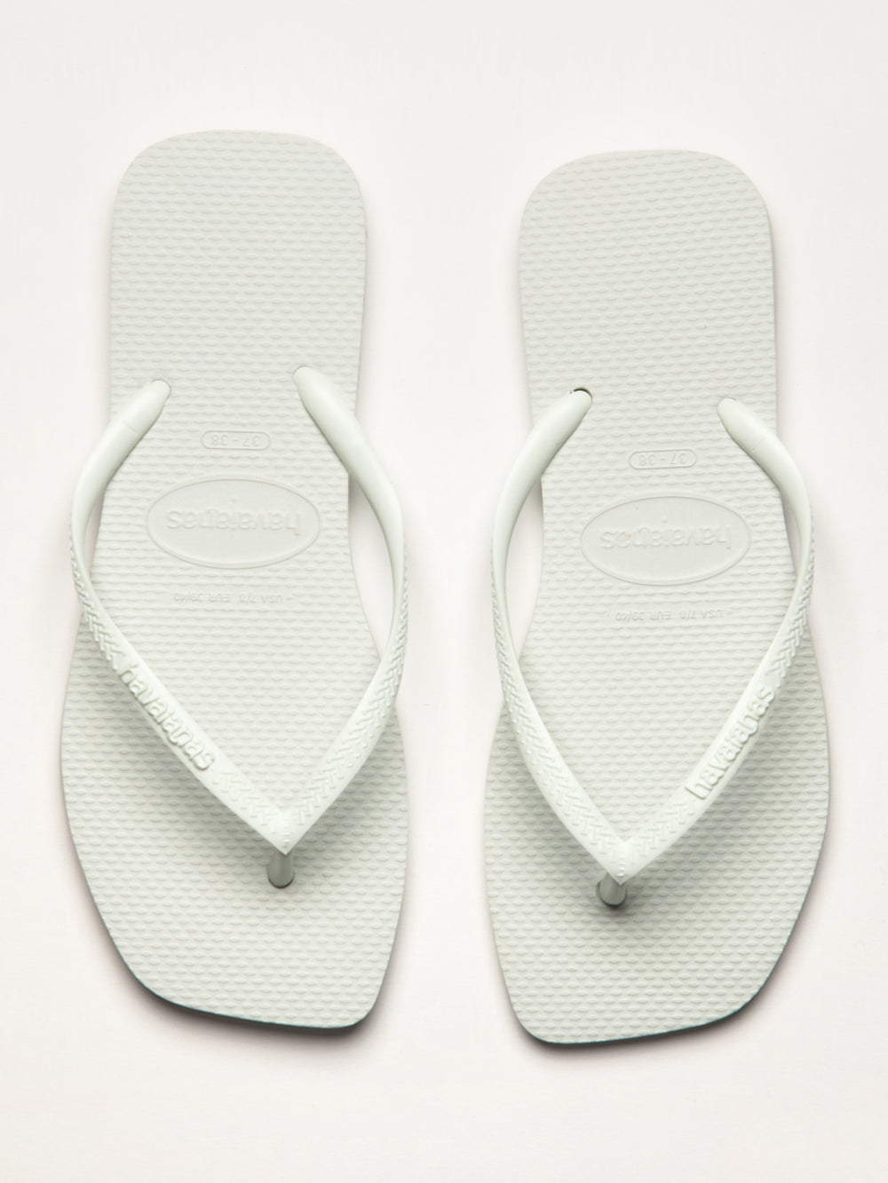 WOMENS HAVAIANAS SLIM SQUARE - WHITE