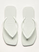 HAVAIANAS WOMENS HAVAIANAS SLIM SQUARE - WHITE - Boathouse