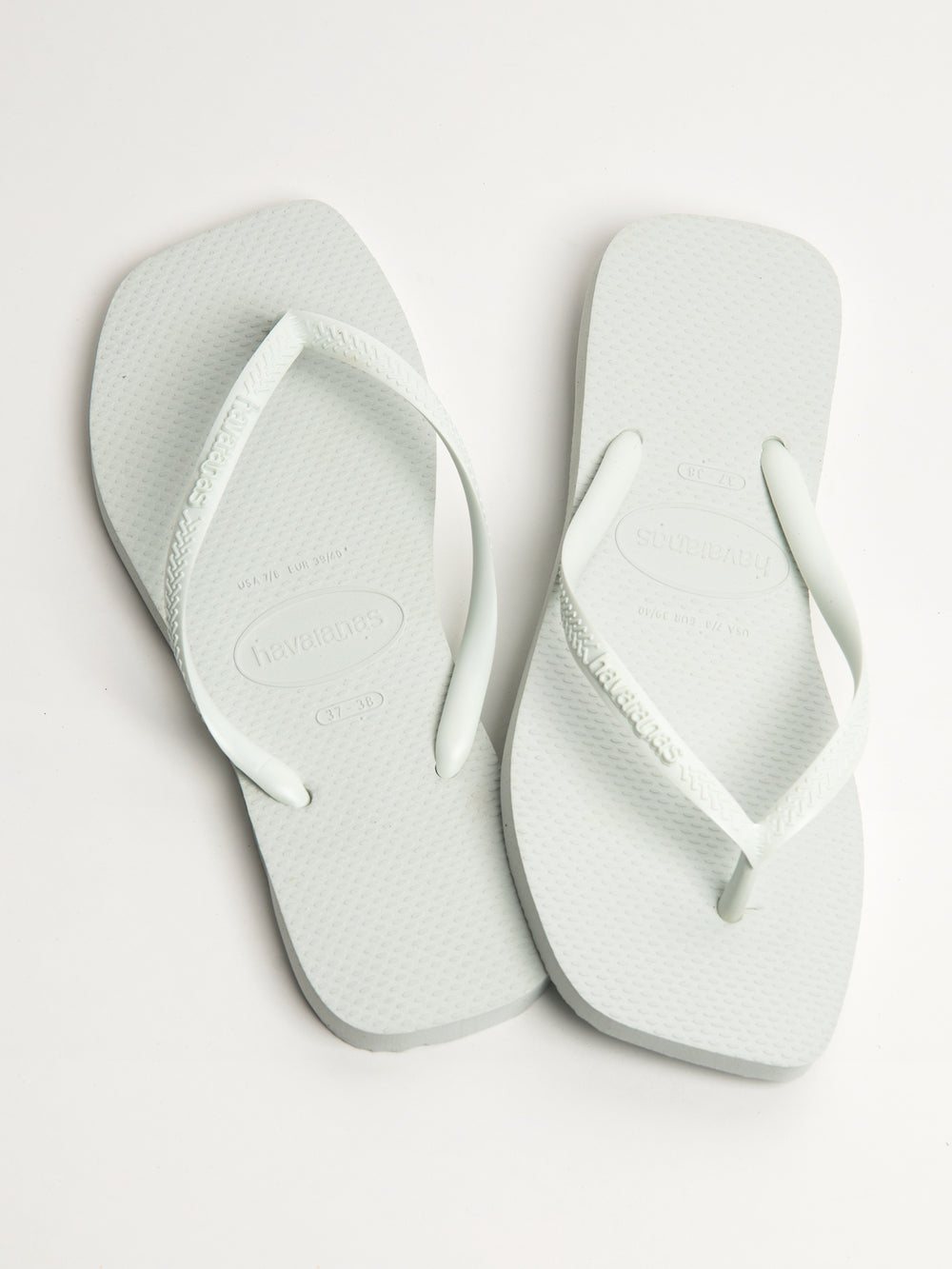 WOMENS HAVAIANAS SLIM SQUARE - WHITE
