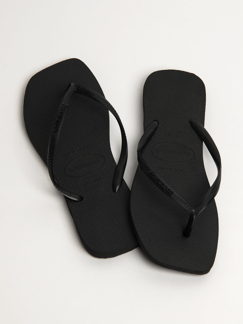 WOMENS HAVAIANAS SLIM SQUARE - BLACK