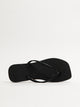 WOMENS HAVAIANAS SLIM SQUARE - BLACK