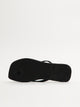 WOMENS HAVAIANAS SLIM SQUARE - BLACK