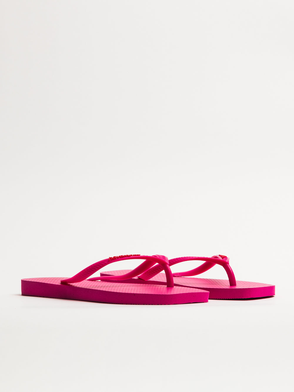 WOMENS HAVAIANAS SLIM SQUARE LOGO POP UP - ROSE