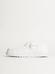HEYDUDE MENS HEYDUDE WALLY FUNK MONO SLIP-ON - WHITE - Boathouse