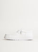 HEYDUDE MENS HEYDUDE WALLY FUNK MONO SLIP-ON - WHITE - Boathouse