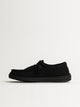 WOMENS HEYDUDE WENDY FUNK MONO SNEAKER - BLACK