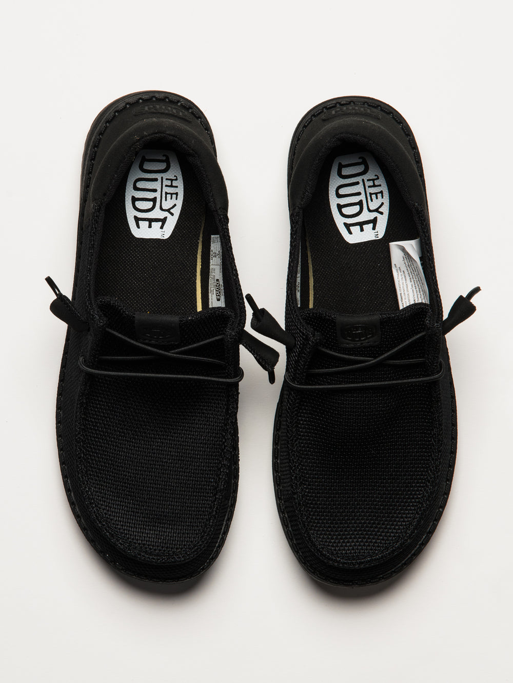 WOMENS HEYDUDE WENDY FUNK MONO SNEAKER - BLACK