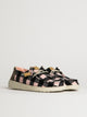HEYDUDE WOMENS HEYDUDE WENDY BUFFALO PLAID - BLACK/PINK - Boathouse