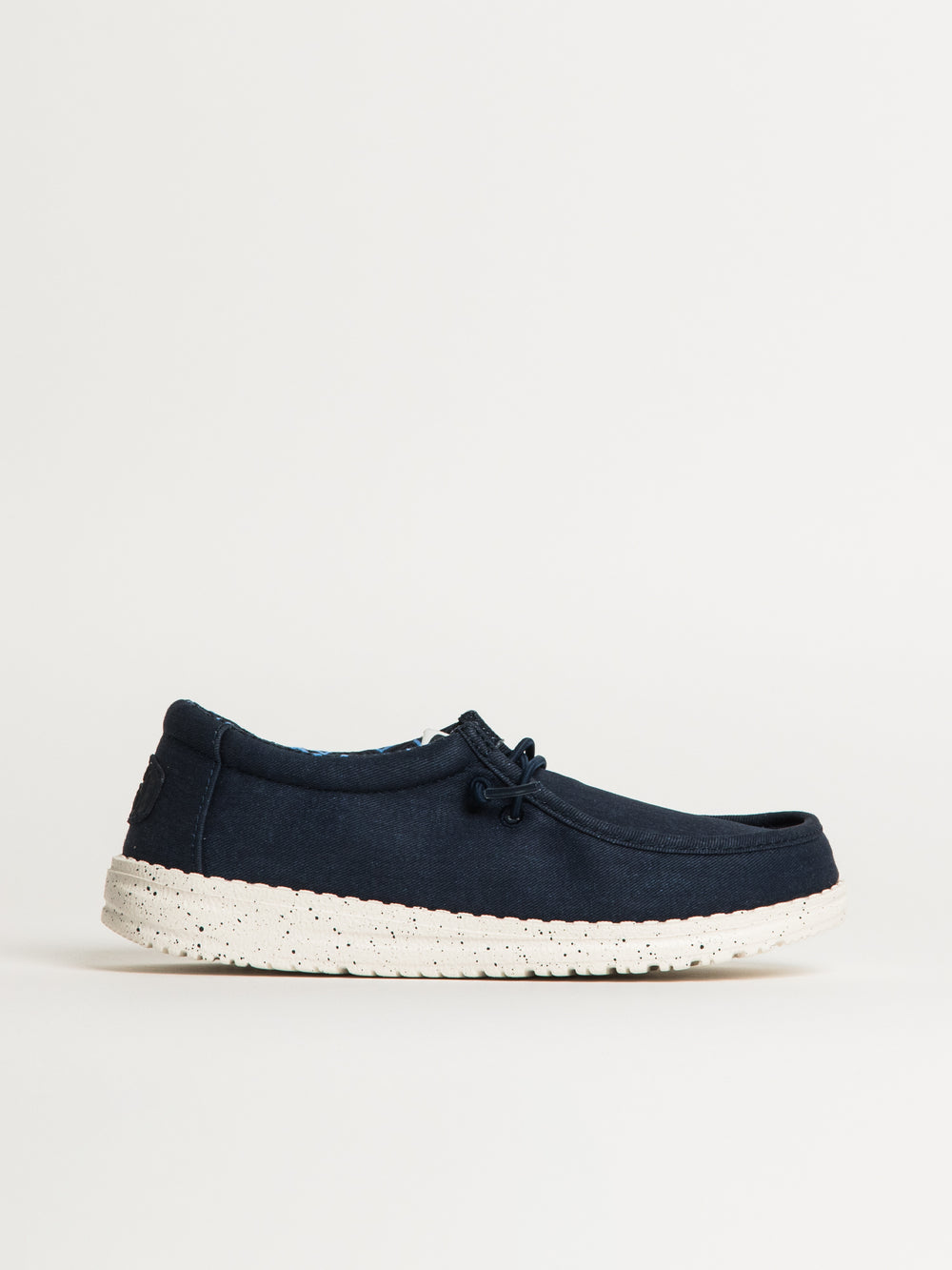 HEY DUDE WALLY STRETCH CANVAS POUR GARÇON - NAVY
