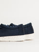 HEYDUDE KIDS HEYDUDE WALLY YOUTH STRETCH CANVAS - NAVY - Boathouse