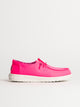 HEYDUDE KIDS HEYDUDE WENDY YOUTH STRTECH CANVAS - PINK - Boathouse