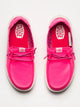 HEYDUDE KIDS HEYDUDE WENDY YOUTH STRTECH CANVAS - PINK - Boathouse