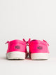 HEYDUDE KIDS HEYDUDE WENDY YOUTH STRTECH CANVAS - PINK - Boathouse