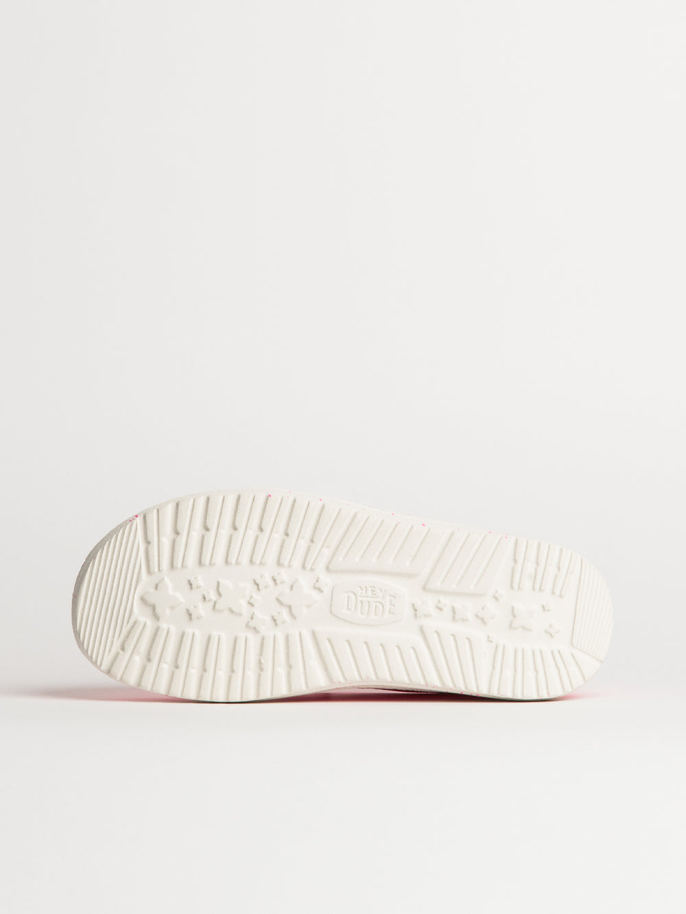 KIDS HEYDUDE WENDY YOUTH STRTECH CANVAS - PINK