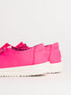 HEYDUDE KIDS HEYDUDE WENDY YOUTH STRTECH CANVAS - PINK - Boathouse