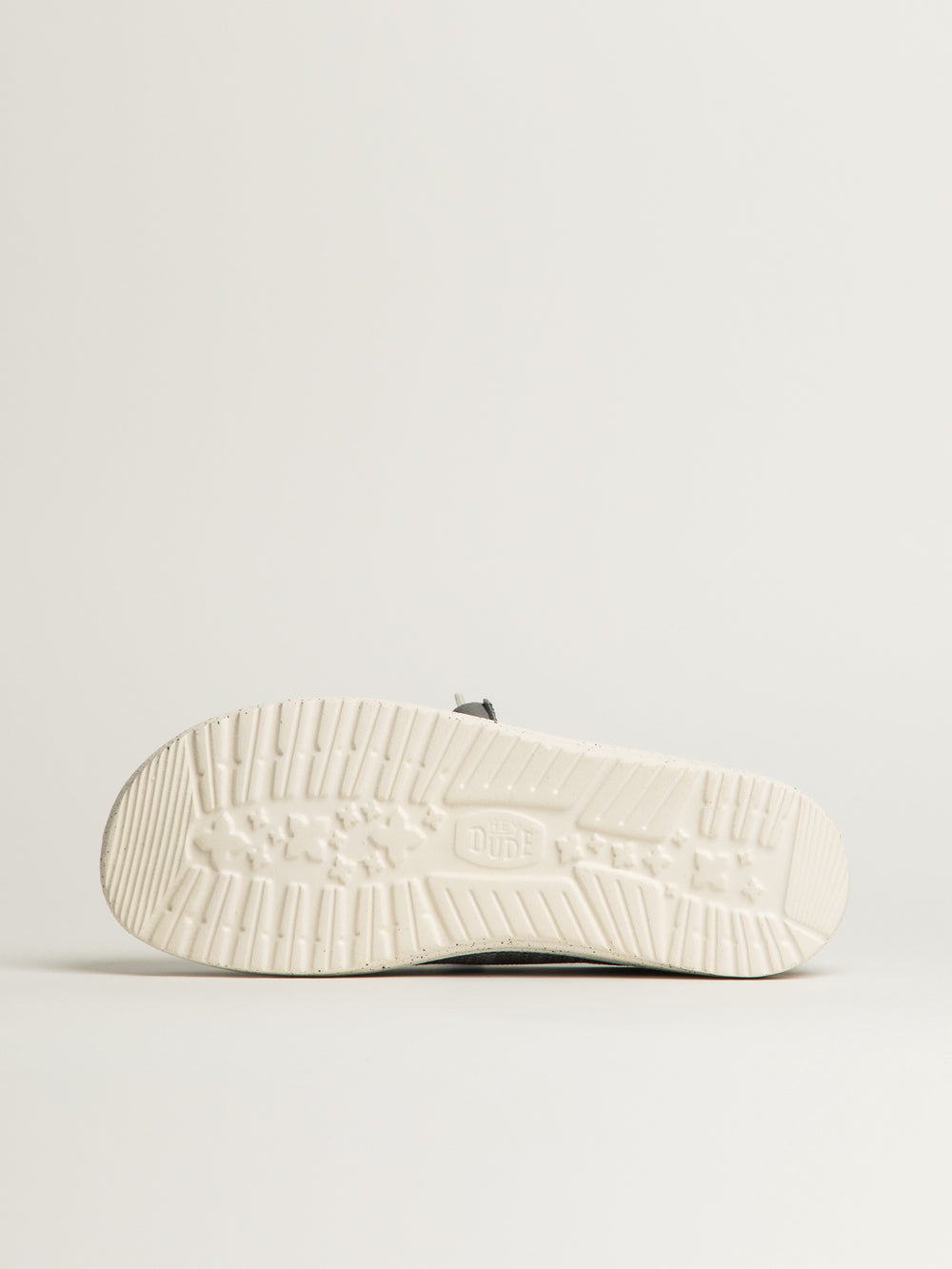 WOMENS HEY DUDE WENDY STRETCH SOX SNEAKER - LIGHT GREY