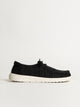 HEYDUDE WOMENS HEYDUDE WENDY STRETCH SOX SNEAKER - BLACK/WHITE - Boathouse