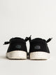 HEYDUDE WOMENS HEYDUDE WENDY STRETCH SOX SNEAKER - BLACK/WHITE - Boathouse