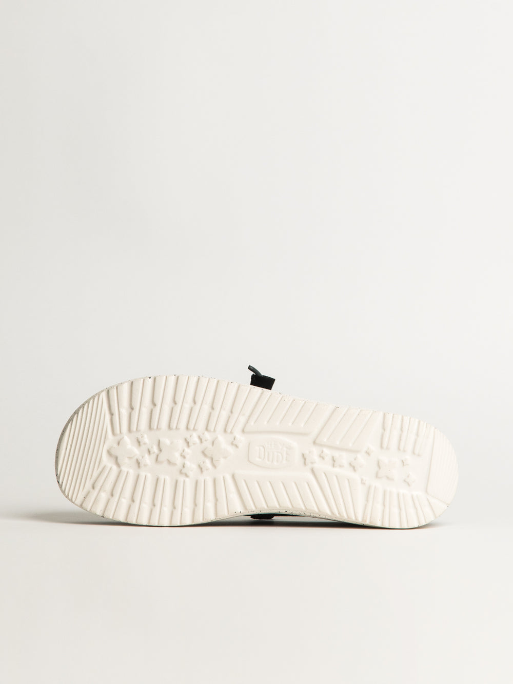 WOMENS HEYDUDE WENDY STRETCH SOX SNEAKER - BLACK/WHITE