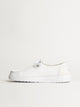 HEYDUDE WOMENS HEYDUDE WENDY STRETCH SOX SNEAKER - WHITE - Boathouse