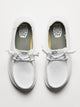 WOMENS HEYDUDE WENDY STRETCH SOX SNEAKER - WHITE