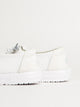HEYDUDE WOMENS HEYDUDE WENDY STRETCH SOX SNEAKER - WHITE - Boathouse