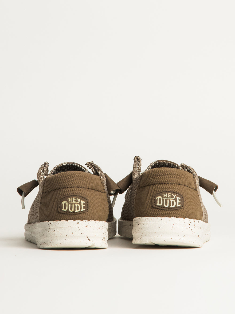 WOMENS HEYDUDE WENDY STRETCH SOX - WALNUT