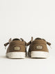 HEYDUDE WOMENS HEYDUDE WENDY STRETCH SOX - WALNUT - Boathouse