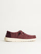 HEYDUDE WENDY STRETCH SOX FEMME - BORDEAUX