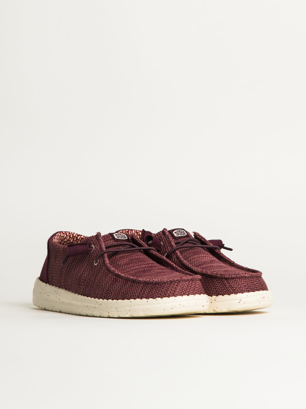 HEYDUDE WENDY STRETCH SOX FEMME - BORDEAUX
