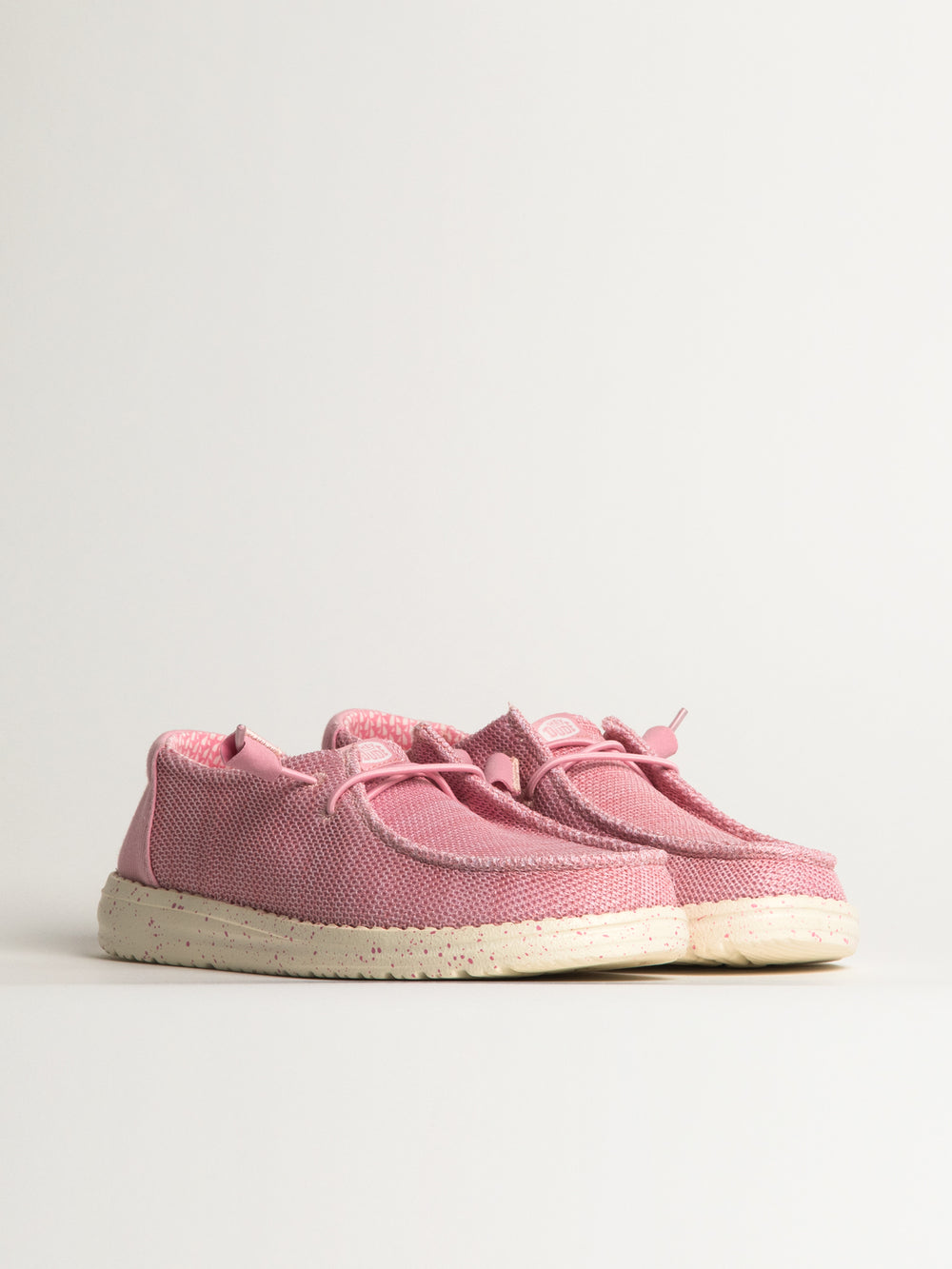 HEYDUDE WOMENS HEYDUDE WENDY STRETCH SOX SNEAKER - ROSETTE - Boathouse