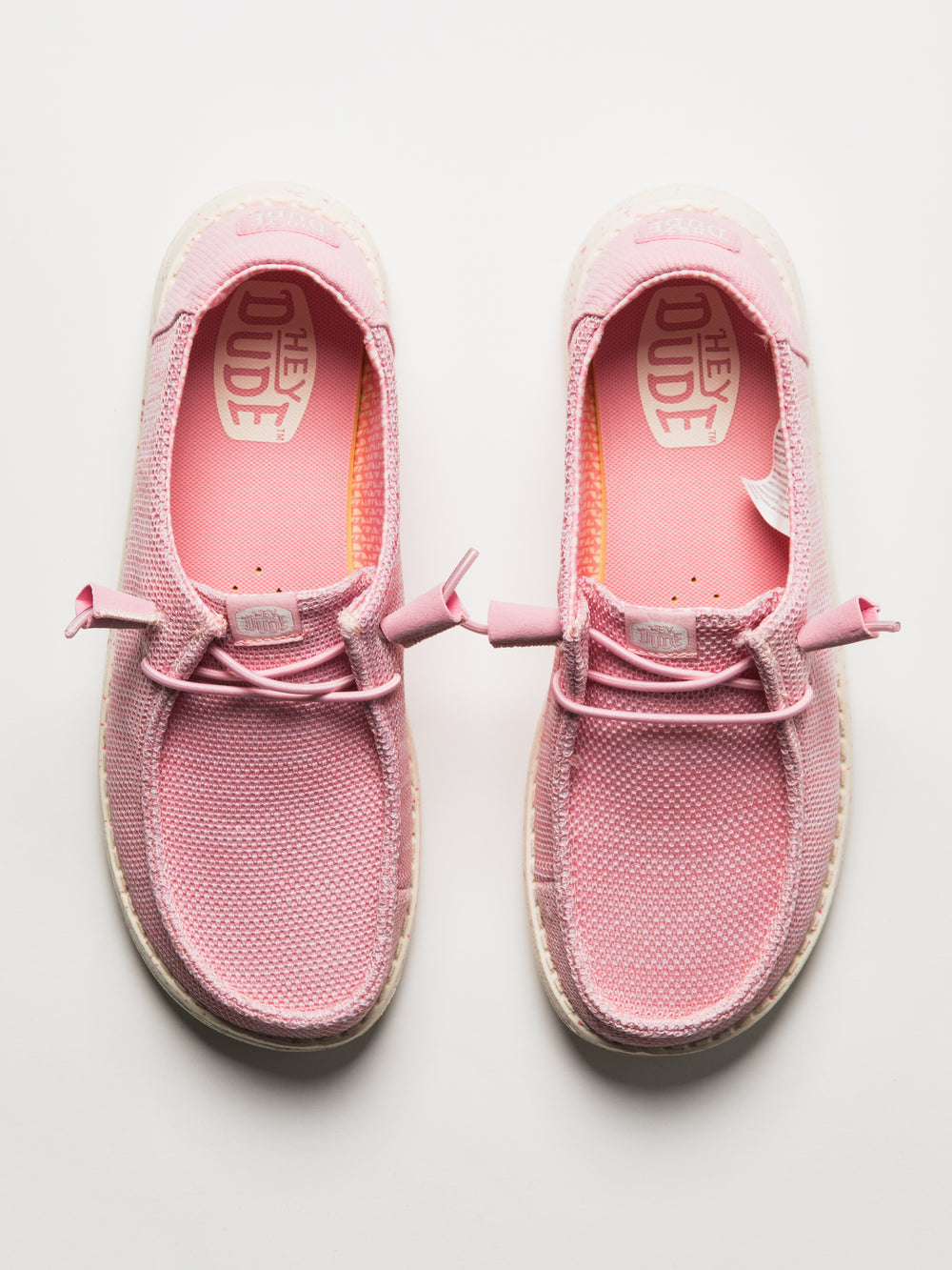 SNEAKER CHAUSSETTE EXTENSIBLE HEY DUDE WENDY POUR FEMME - ROSETTE