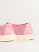 HEYDUDE WOMENS HEYDUDE WENDY STRETCH SOX SNEAKER - ROSETTE - Boathouse