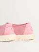 HEYDUDE WOMENS HEYDUDE WENDY STRETCH SOX SNEAKER - ROSETTE - Boathouse